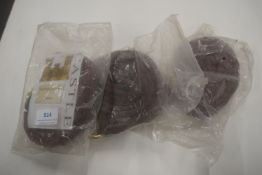 3x Castle Soft Web Lead Ropes in Brown