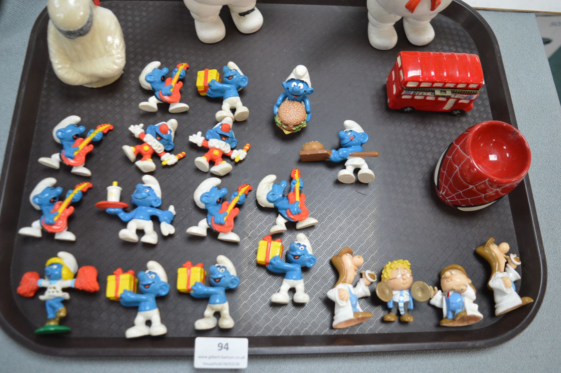 Advertising Figures Including Smurfs, Tetley Tea Folk, and 2x Marshmallow Men - Image 2 of 2