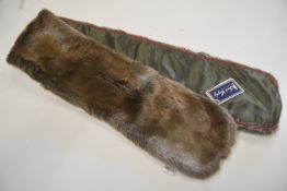 Jack Murphy Warm Chestnut Faux Fur Scarf