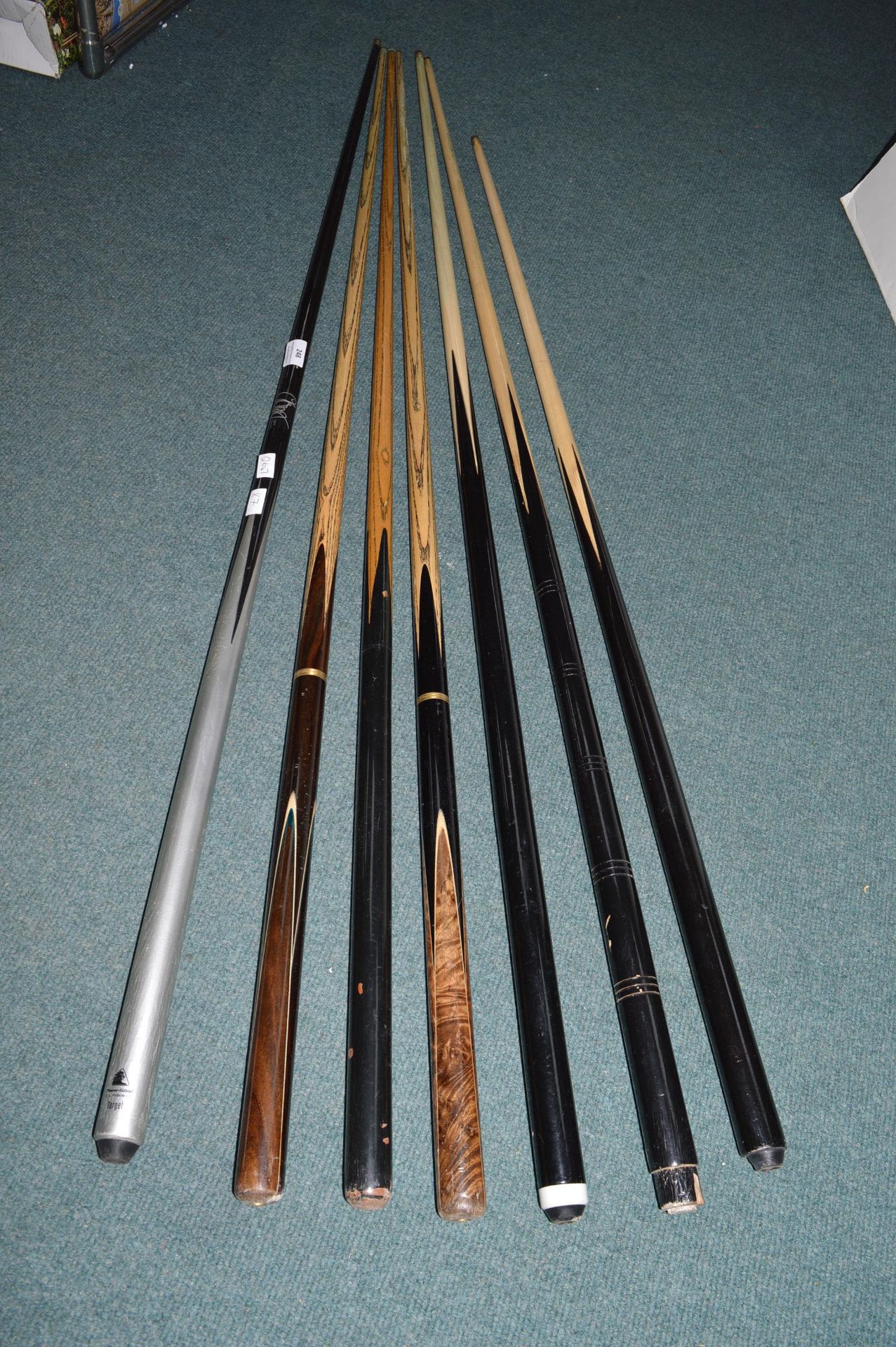 7x Snooker Cues Including John Parrot Carbon Fibre Cue - Image 3 of 3