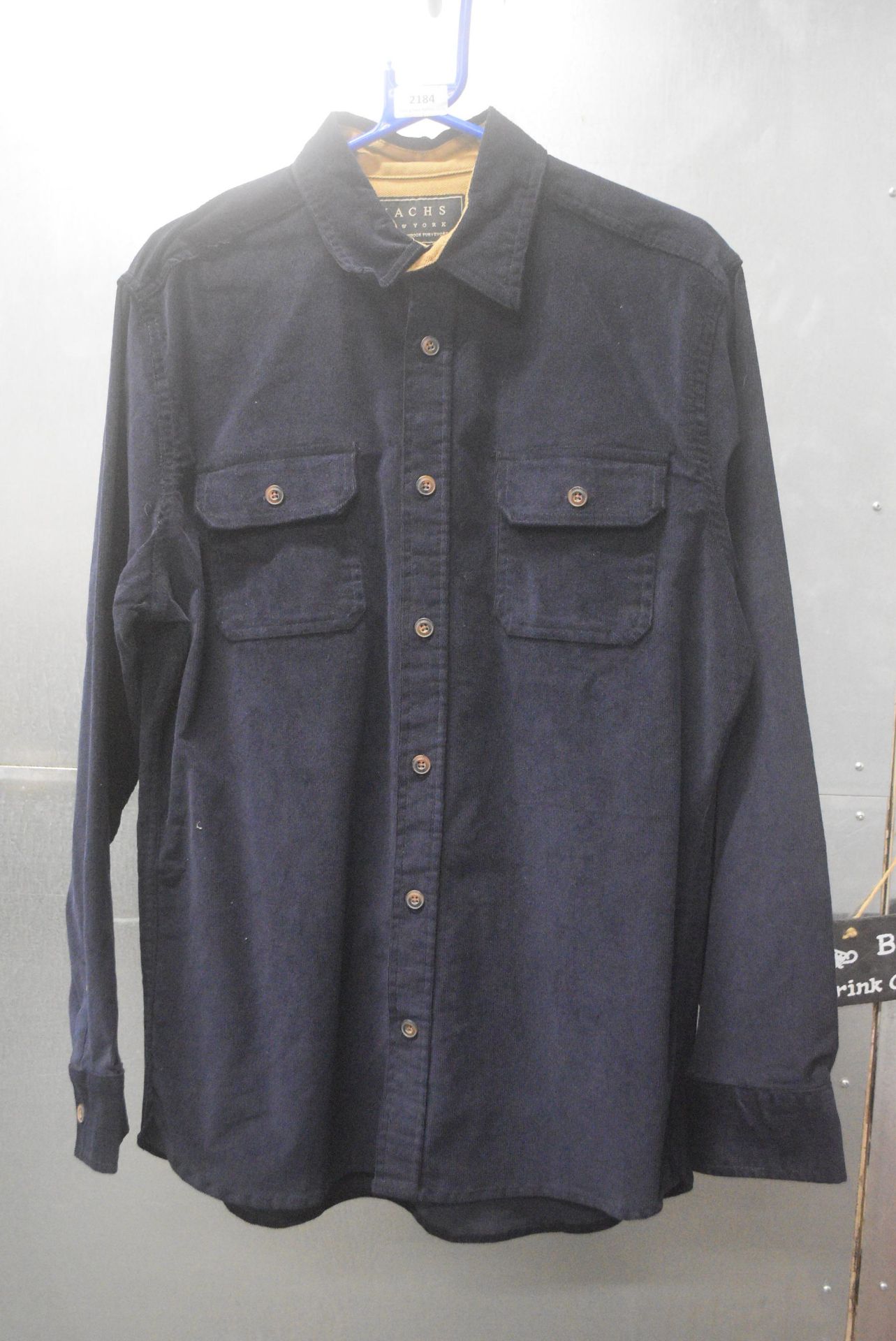 *Jachs New York Navy Cord Shacket Size: M