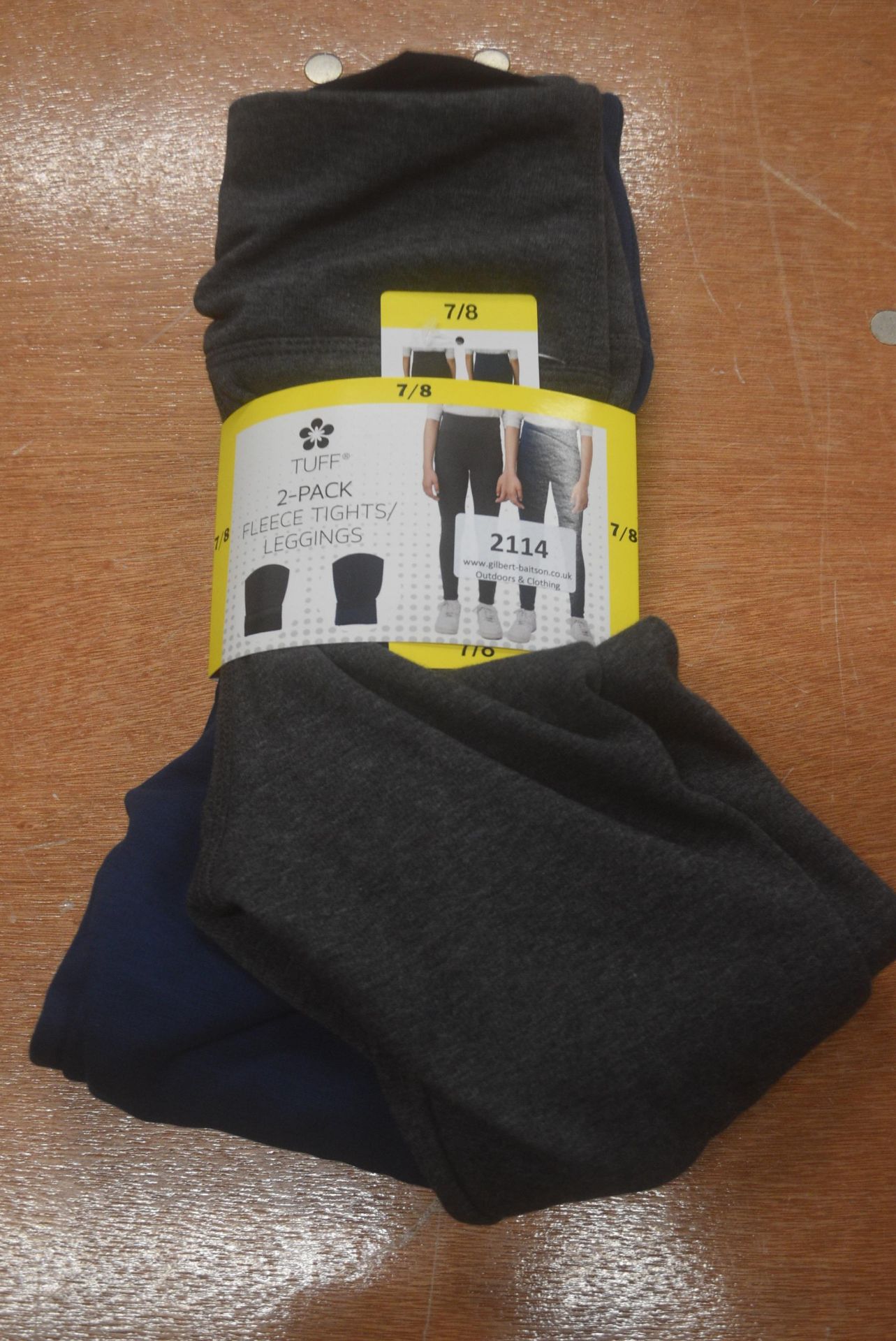 Tuff Leggings 2pk Age: 7-8 years