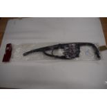 Jefferies Falcon Raised Flash Noseband 18mm Pony Black