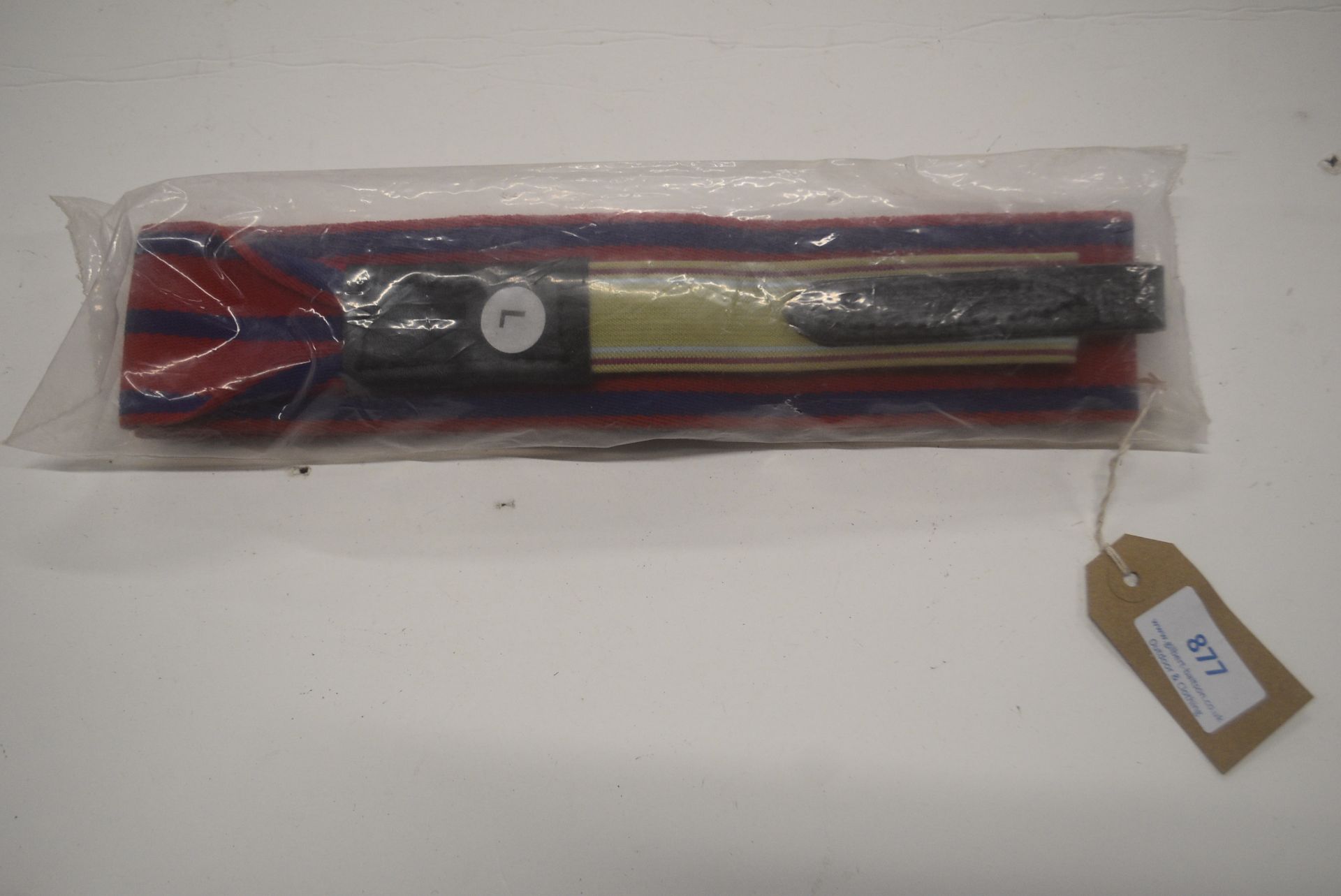 Castle Web Surcingle in Blue/Red Size: Large