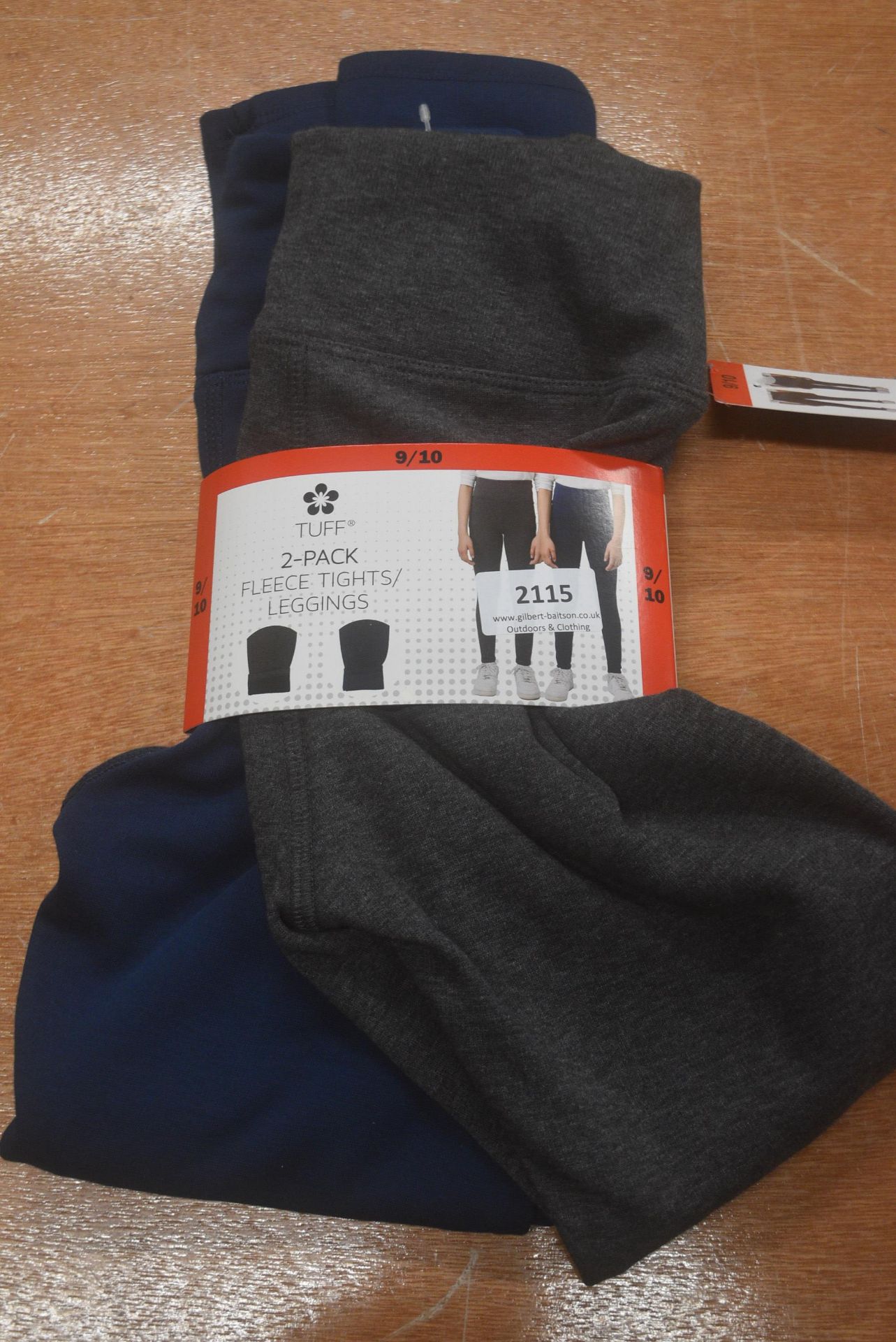 Tuff Leggings 2pk Age: 9-10 years