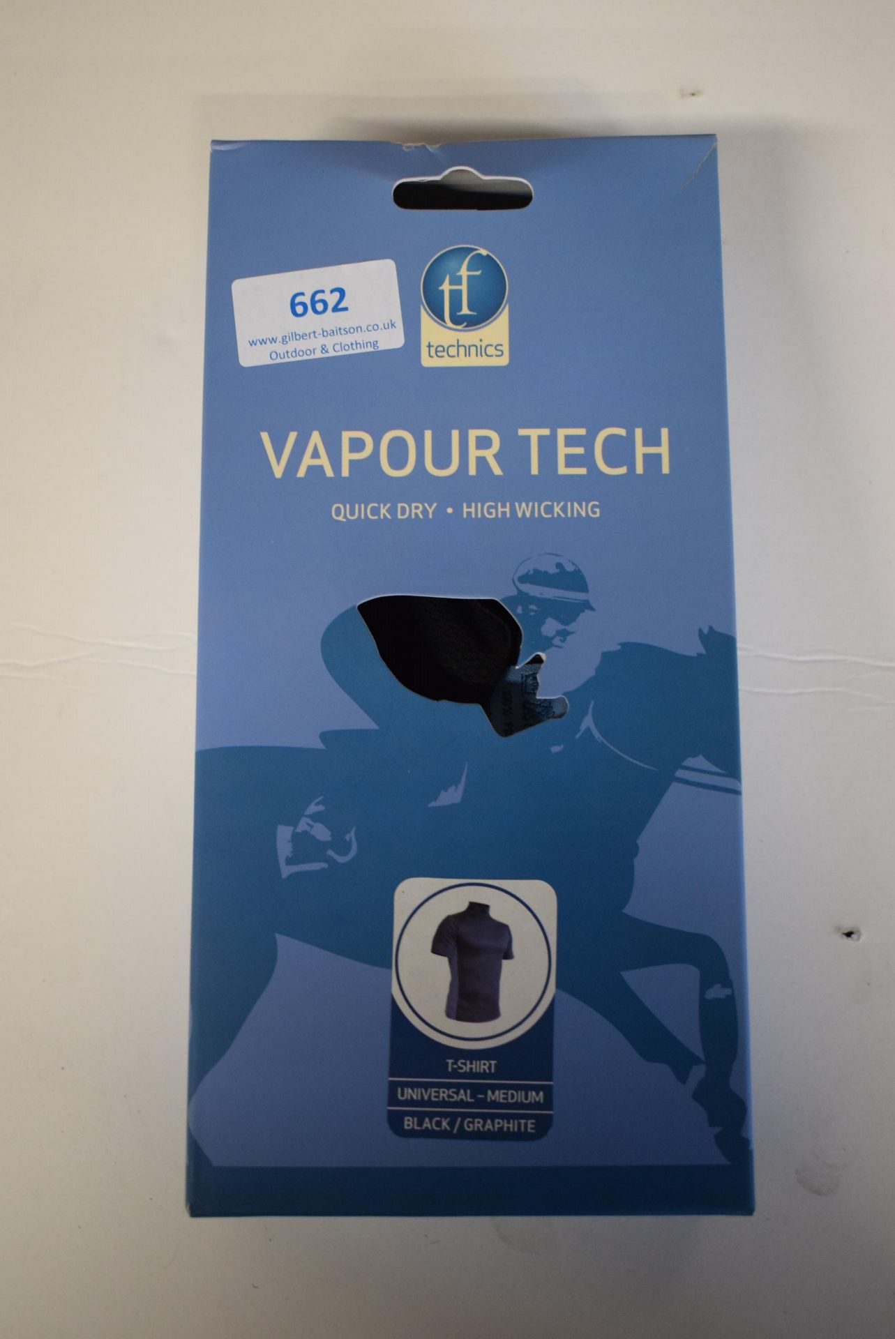 Technics Vapour Tech Short Sleeve Jockey Top in Black Size: M