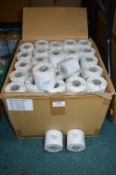 ~100x Rolls of 54x101mm White Labels