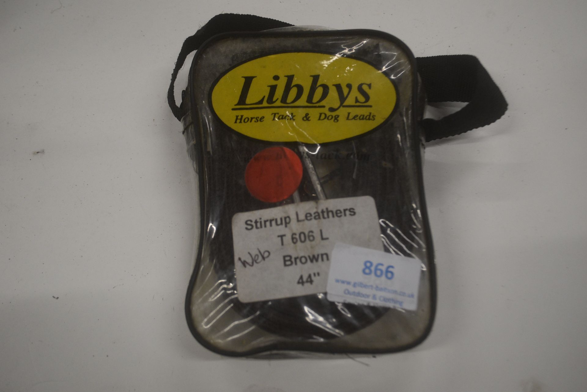 Libby’s Brown Stirrup Leathers 44” No. T606L