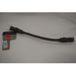 Stubben Leather Platted Round Saddle Strap in Black