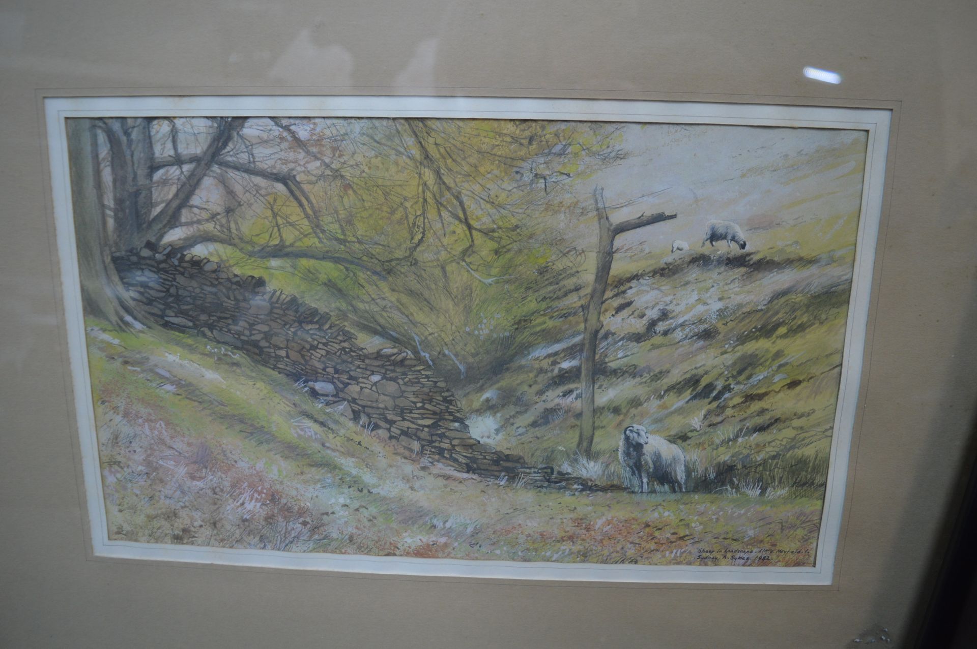 Framed Pictures and Prints Including Country Watercolours and an African Batik - Image 2 of 6