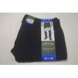 *Orvis Slim Fit Stretch Five Pocket Jeans in Navy Size: 36x30