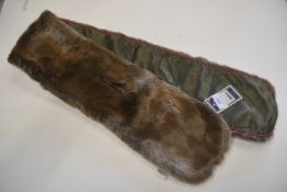 Jack Murphy Warm Chestnut Faux Fur Scarf
