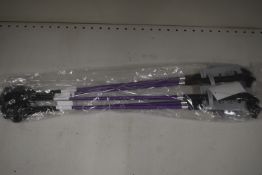 5x Purple & Black Riding Whips