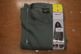 *32 Degrees Heat Sueded Soft Feel Crewneck Jumper in Green Size: S