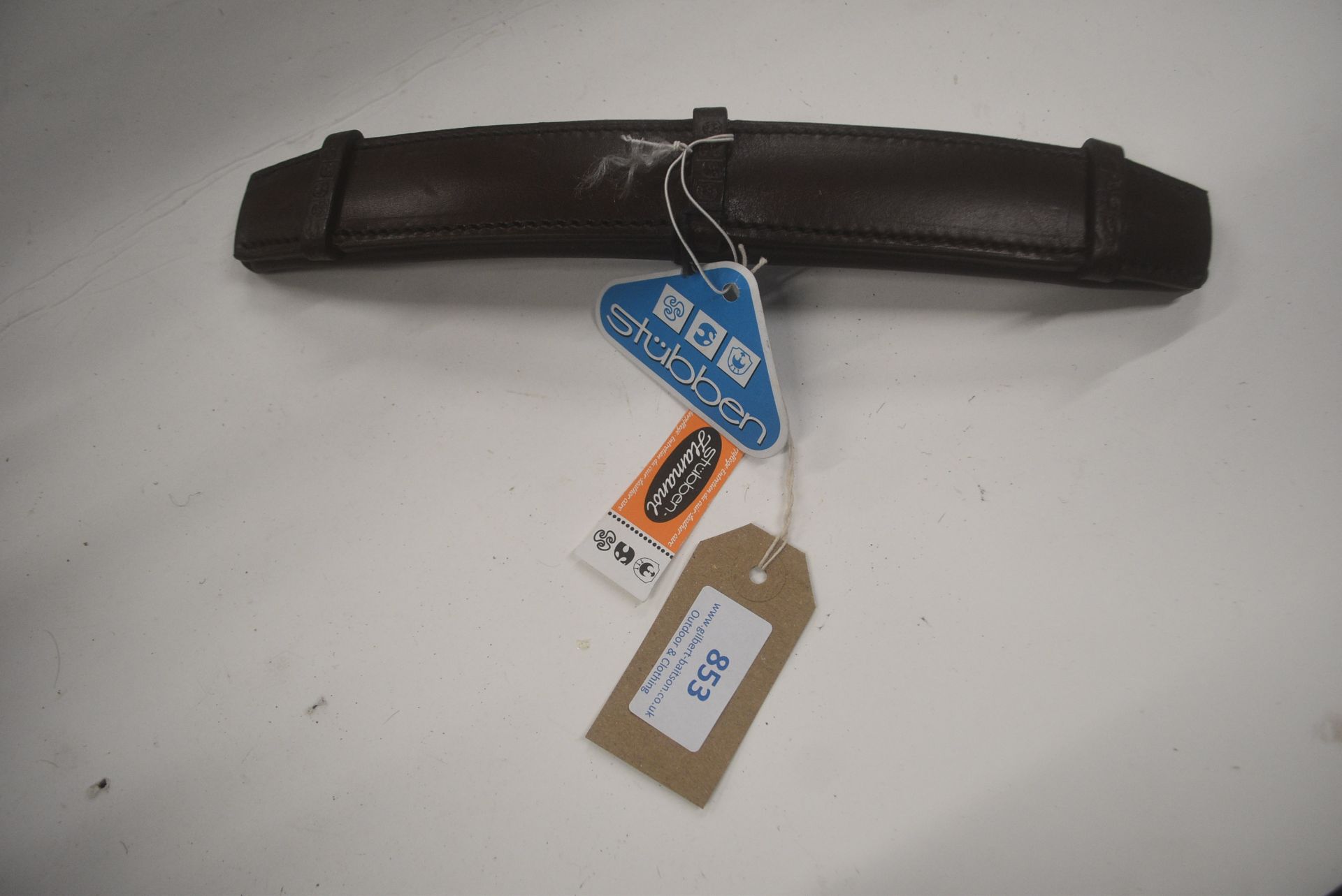 Stubben Padded Bridle Poll Protector Full Size Ebony