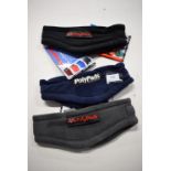 3x Poly Pads Warm Riders Size: L (1x black, 1x navy, 1x grey)