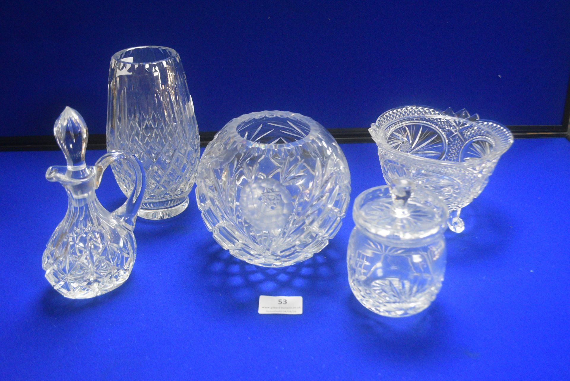 Cut Glass Vases and Bowls etc.
