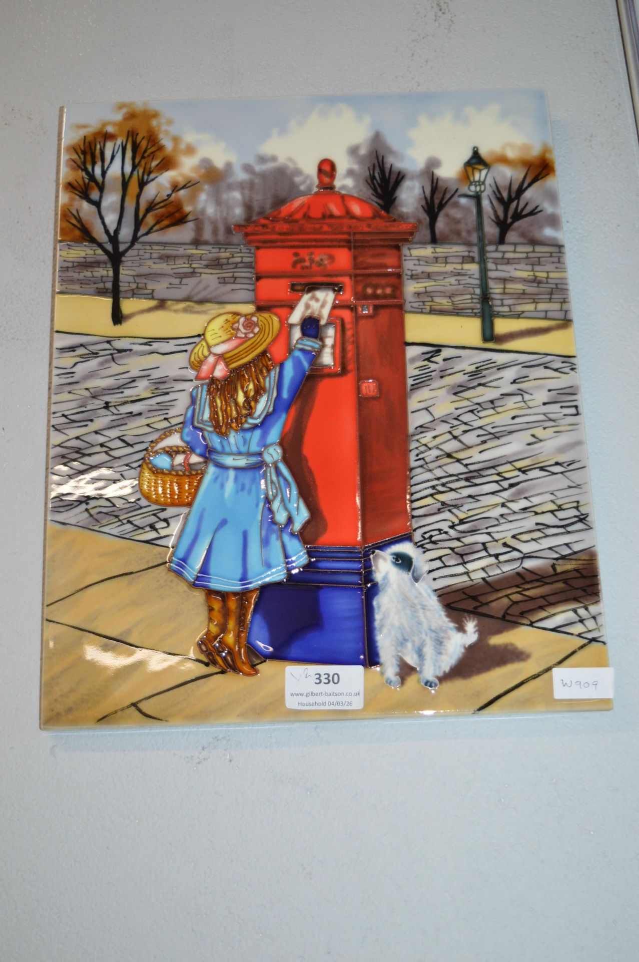 2x Ceramic Decorative Wall Tiles - Image 3 of 3