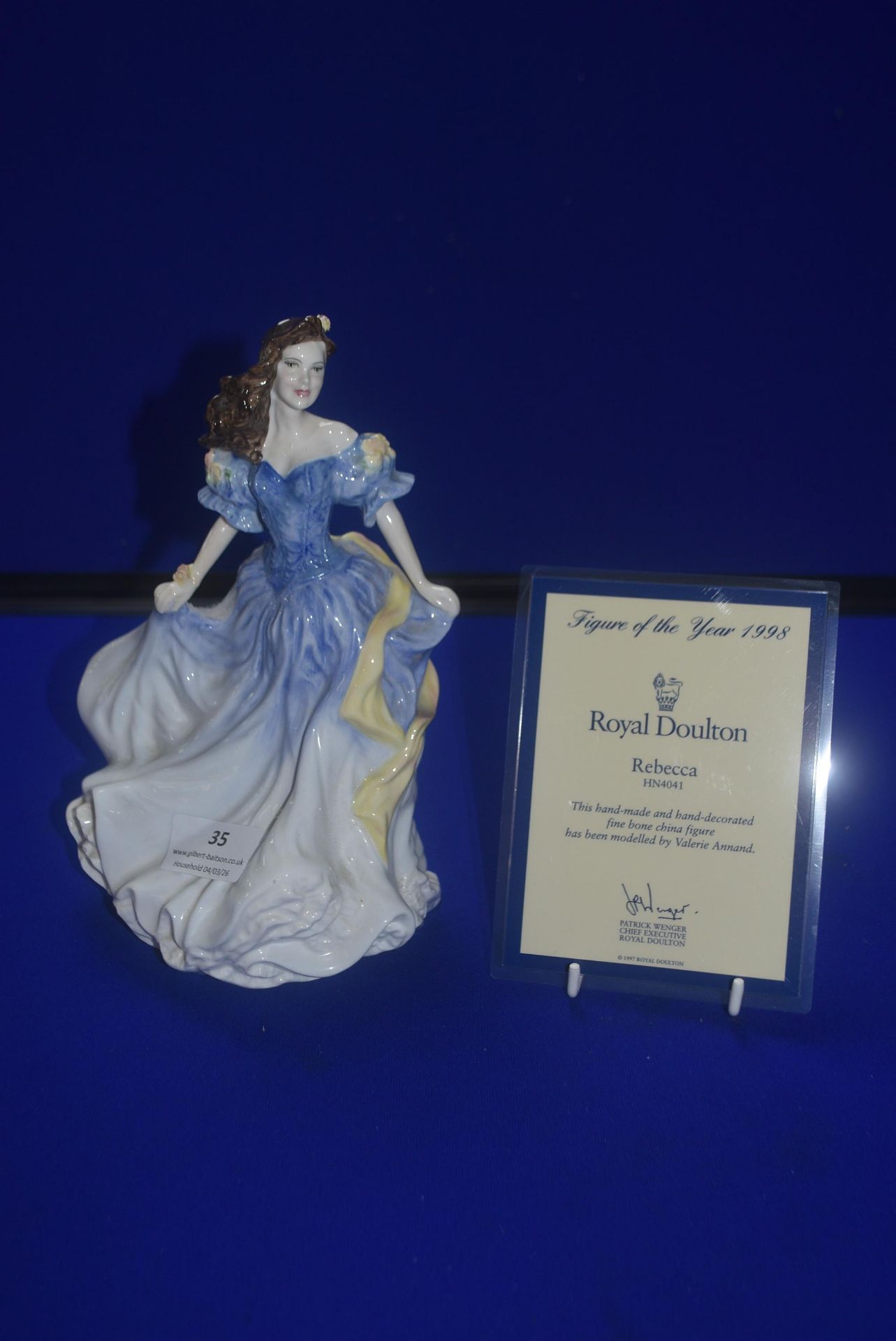Royal Doulton Figure of the Year 1998 - Rebecca (with certificate)