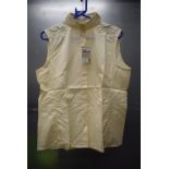 Mister Fox Mayfair Lemon Sleeveless Competition Shirt Size: L