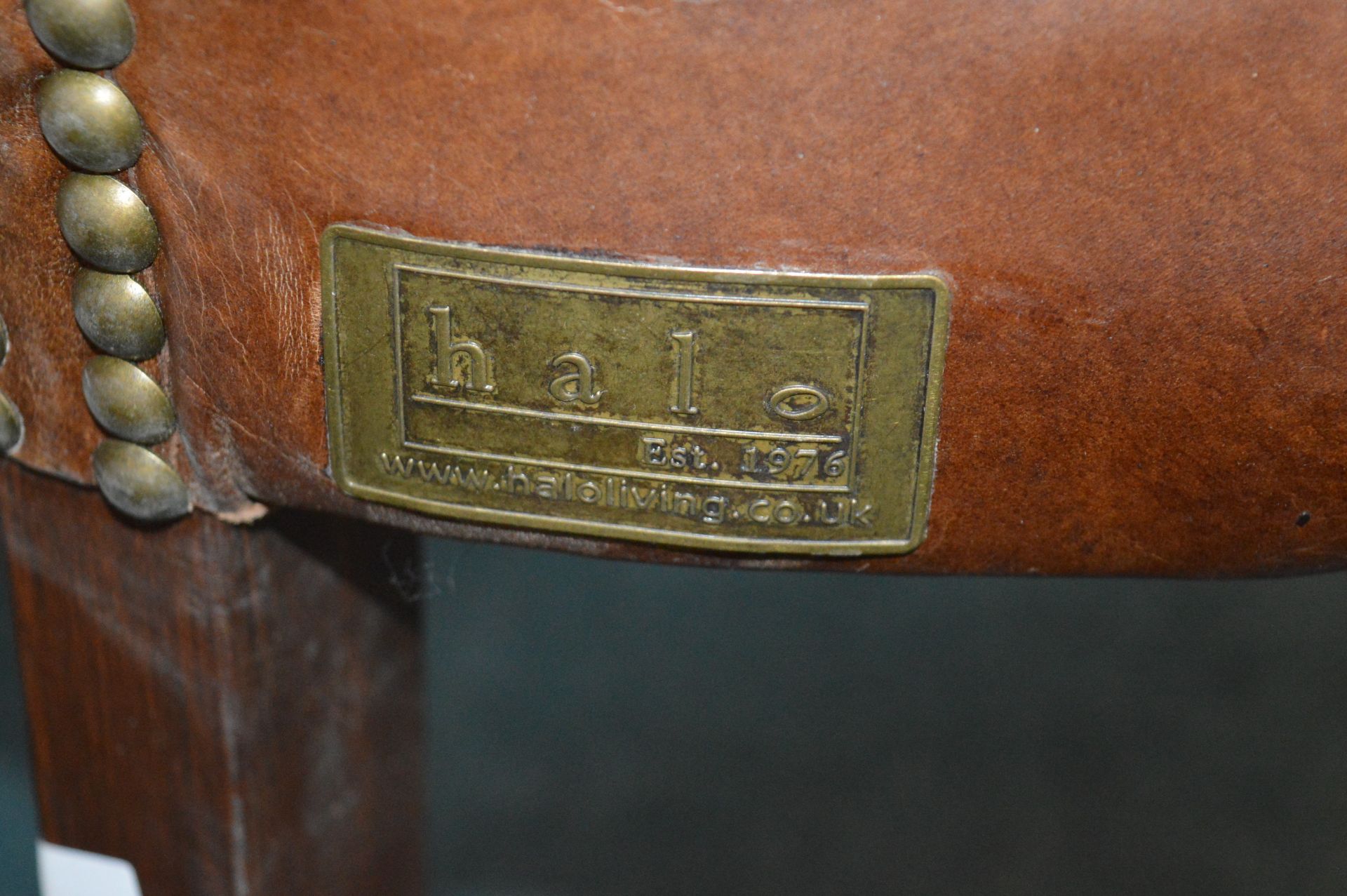 Pair of Leather Tub Chairs by Halo - Image 2 of 2
