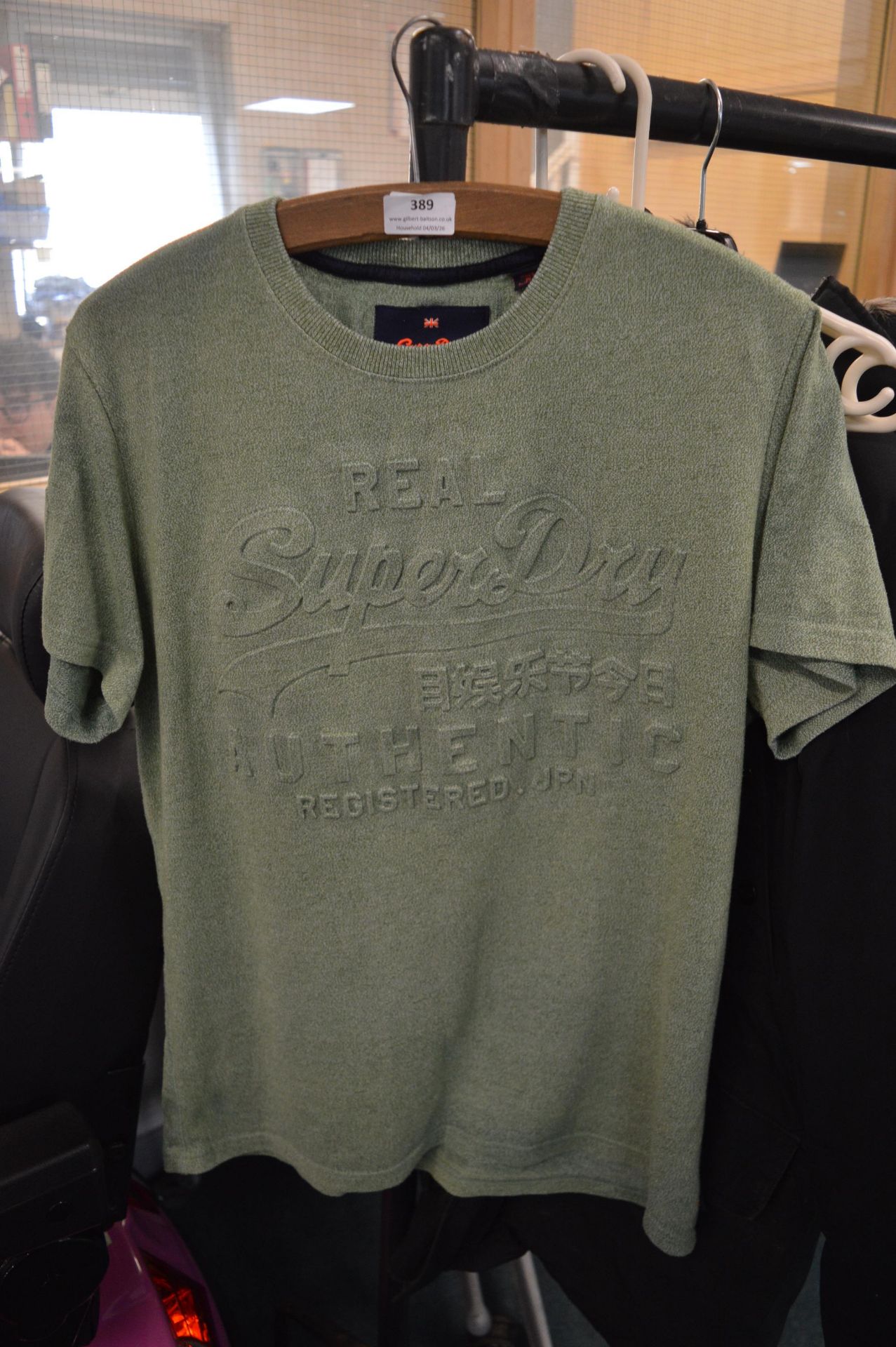 Super Dry Green T-Shirt Size: XL
