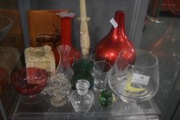 Decorative Glassware, Vases, etc.