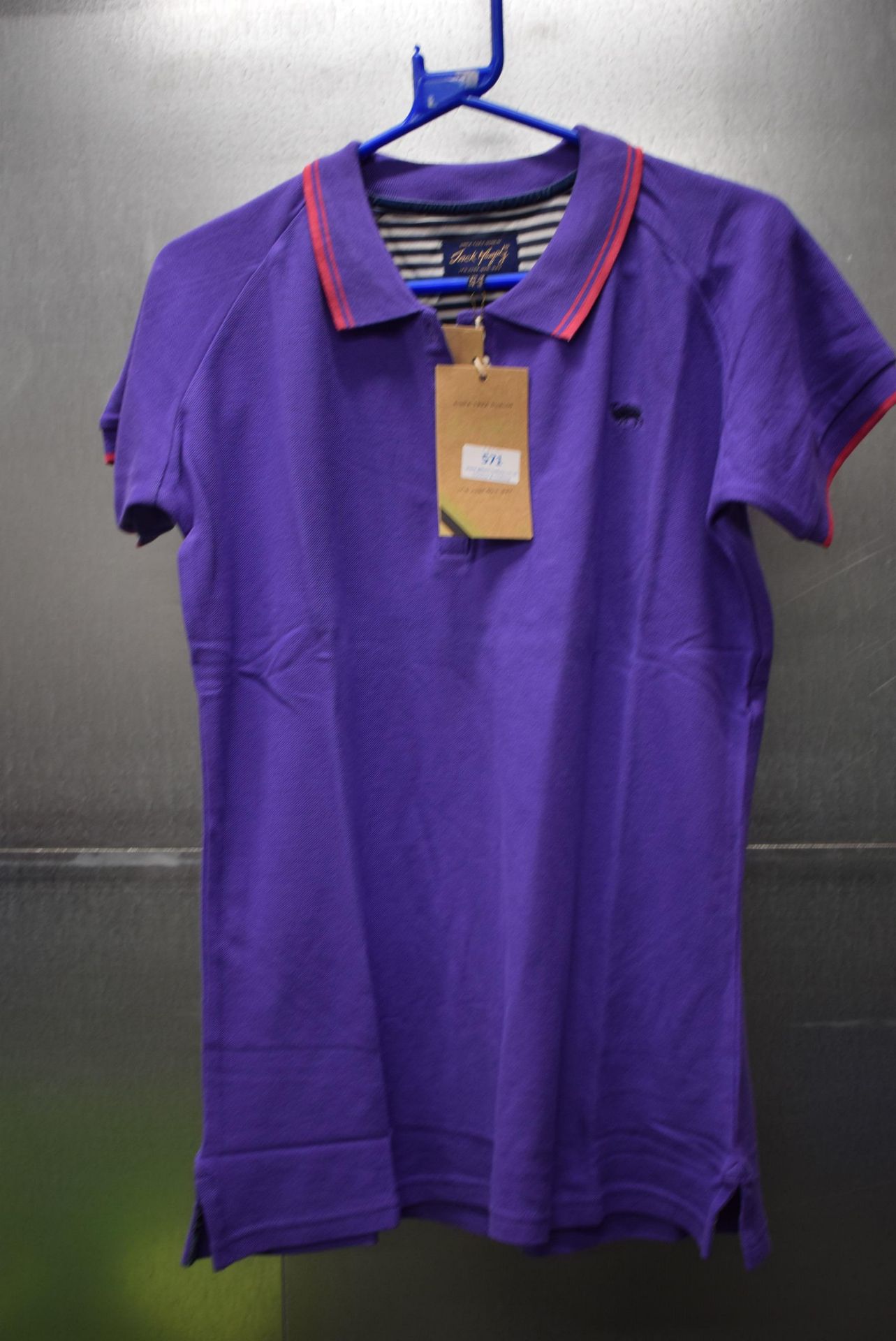 Jack Murphy Lady’s Hayes Polo Shirt in Violet Size: 12