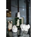 Royal Osbourne Pottery Animals, and a Snow Baby