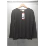 *Ella Moss Black Knit Lightweight Jumper Size: M