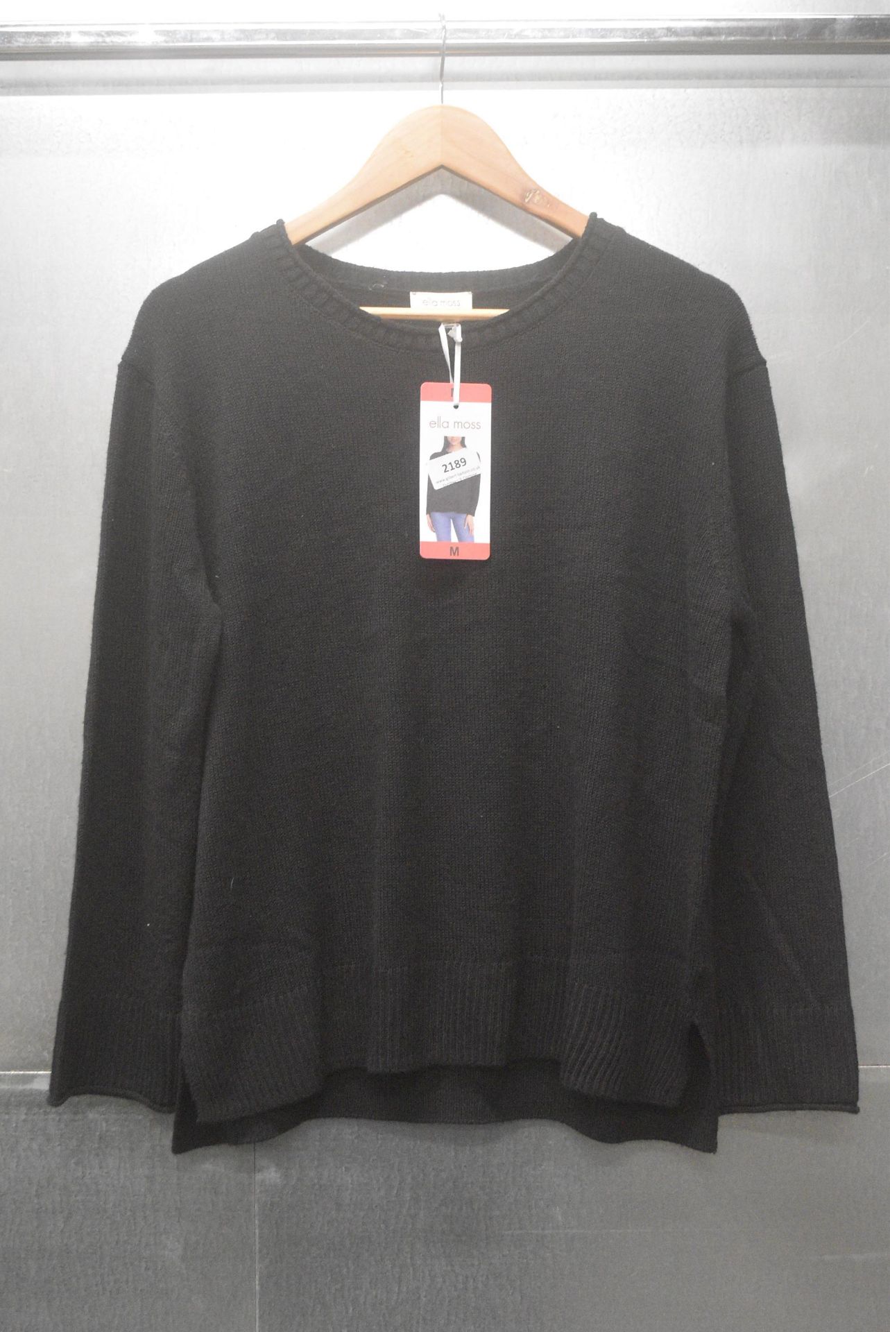*Ella Moss Black Knit Lightweight Jumper Size: M