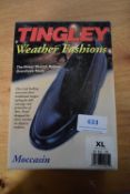 Tingley Moccasin Black Rubber Overshoes Size: XL (American 11.5-14)