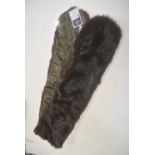 Jack Murphy Rich Coffee Faux Fur Scarf