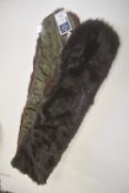 Jack Murphy Rich Coffee Faux Fur Scarf