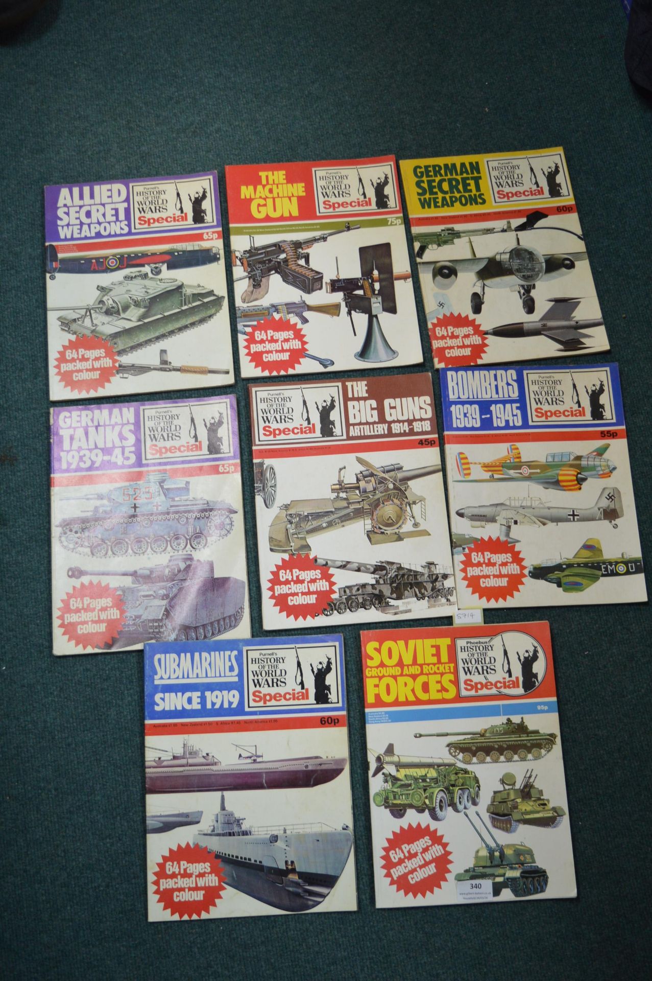 History of the World War Weapons Magazines - Image 2 of 2