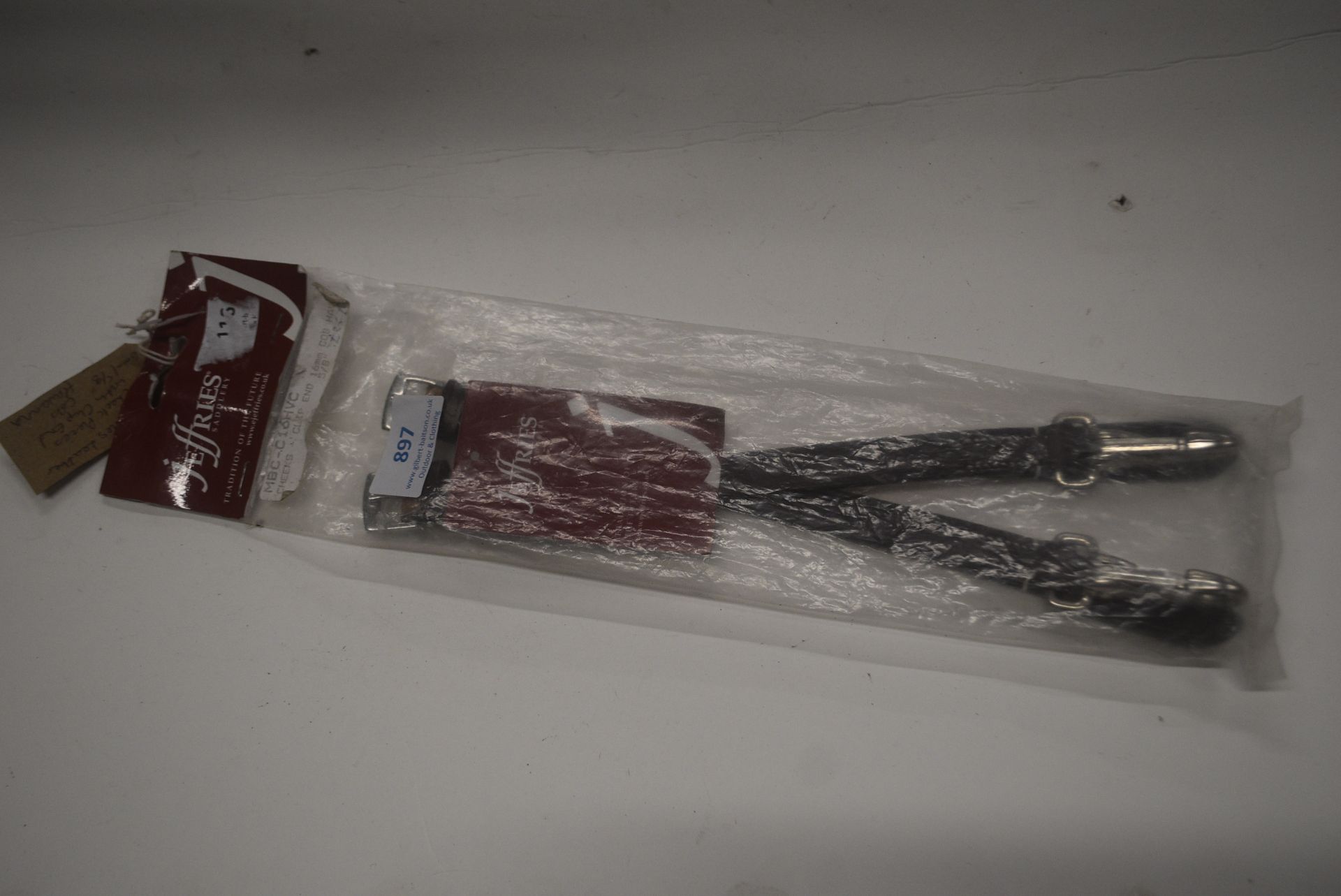 Cheek Straps Clip End 16mm Cob Havana