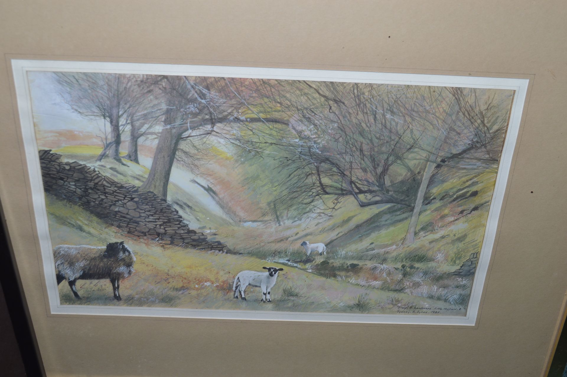 Framed Pictures and Prints Including Country Watercolours and an African Batik - Image 5 of 6