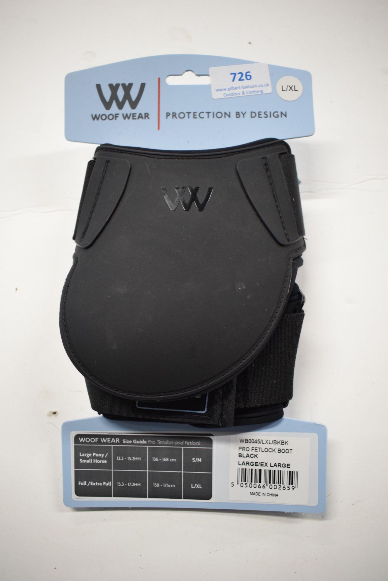 Woof Wear Pro Fetlock Boot in Black Size: L/XL