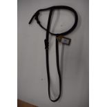 Leather Noseband Cavesson Raised & Padded Pony Brown