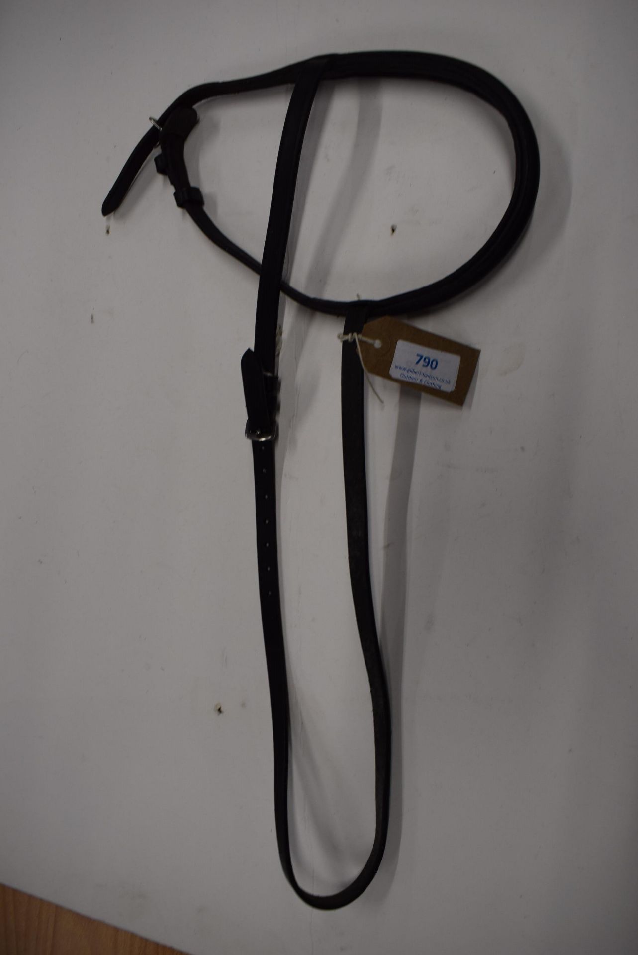 Leather Noseband Cavesson Raised & Padded Pony Brown