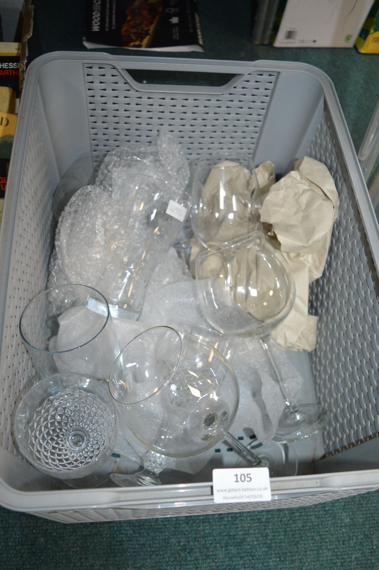 Drinking Glasses Including Large Wine Glasses, Pint Glasses, etc.