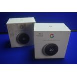 *2x Google Nest Learning Thermostats