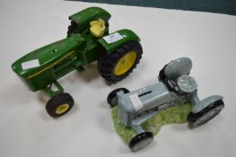 Model Tractor and a Tractor Moneybox