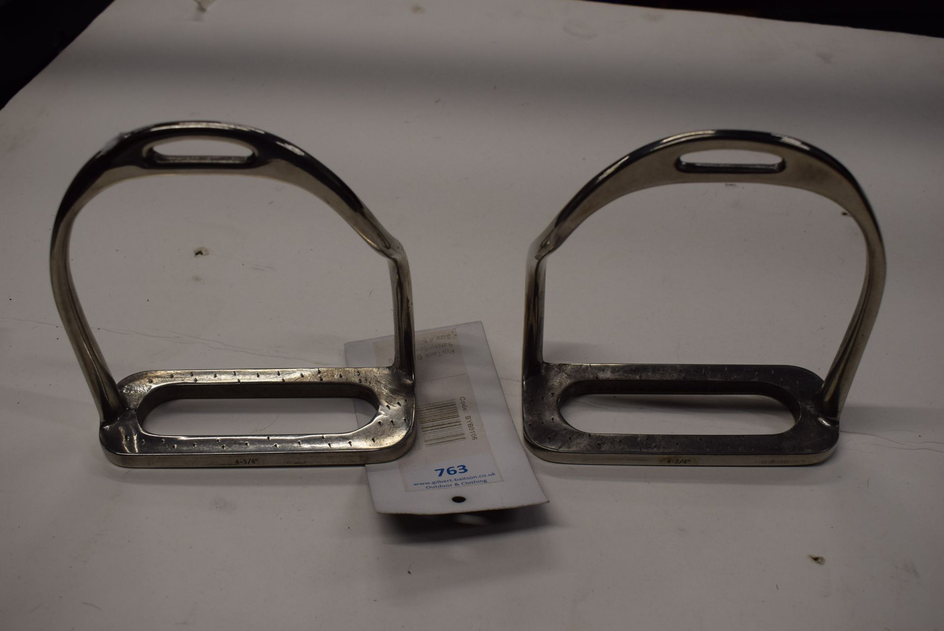 Pro Tac Bent Leg Safety Stirrups Size: 4.5”