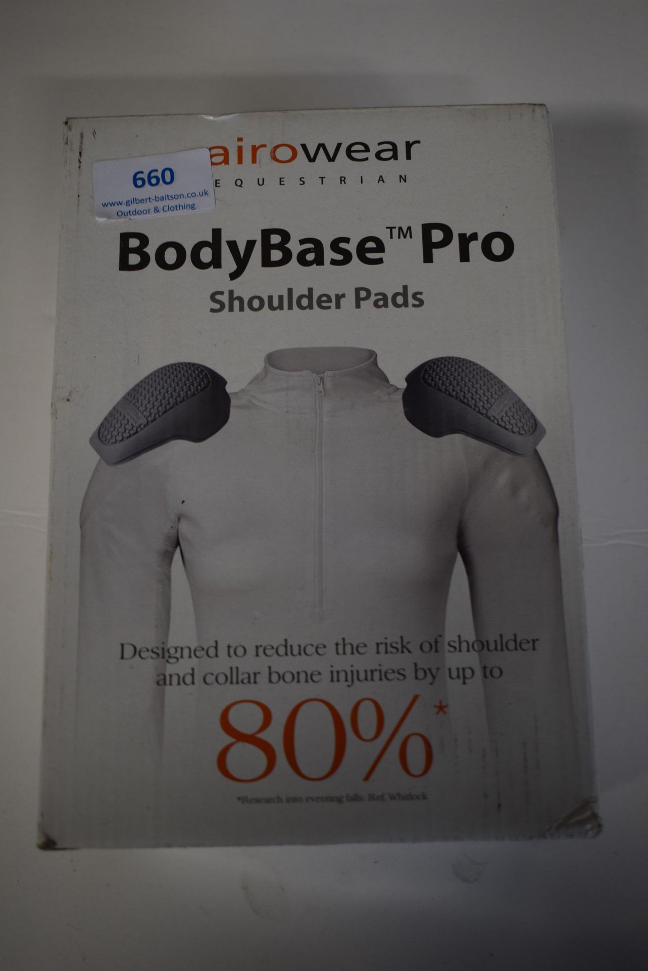 Airowear Body Base Pro Shoulder Pads Size: Regular up to 96cm