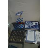 Star Trek Tridimensional Chess Set by Franklin Mint (complete with packaging)