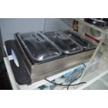 Giles & Posner Three Pan Buffet Server