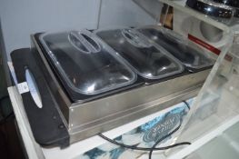 Giles & Posner Three Pan Buffet Server