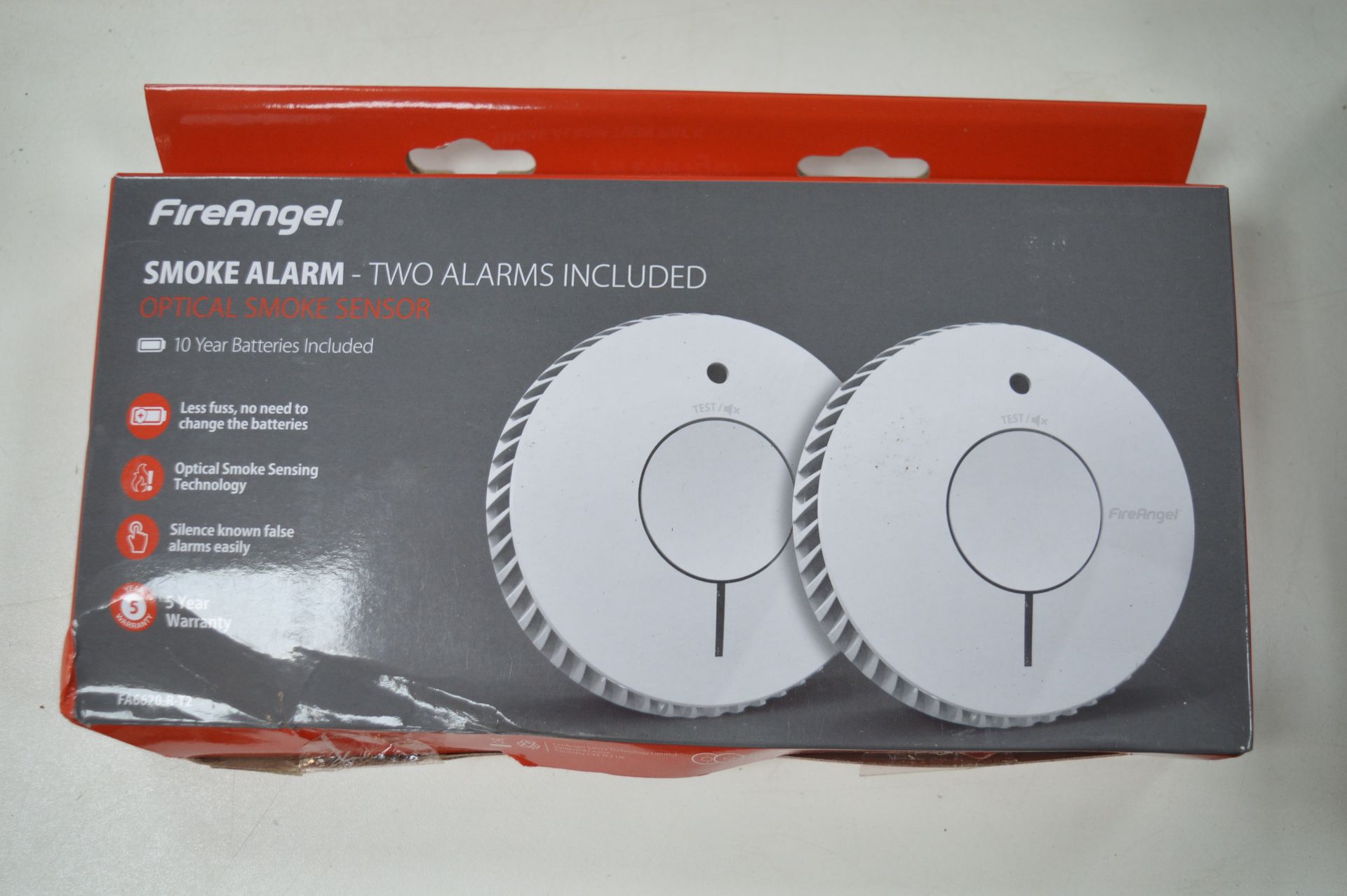 Pair of Fire Angel Smoke Alarms
