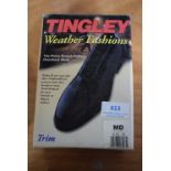 Tingley Trim Stretch Rubber Overshoes in Black Size: M (American 8.5-10)